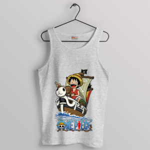 Sailing Legends Luffy's Merry Boat Sport Grey Tank Top