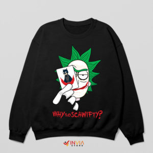 Schwifty Laughs Joker x Rick Black Sweatshirt
