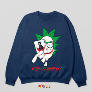 Schwifty Laughs Joker x Rick Navy Sweatshirt