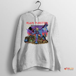 Skeletor Rock Revolution Iron Maiden Sport Grey Hoodie