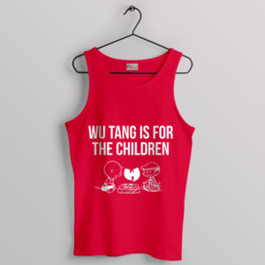 Snoopy's Wu-Tang Saga For Children Red Tank Top