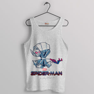 Spider-Man’s Epic Clash with AT-Ats Sport Grey Tank Top