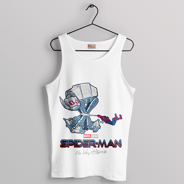 Spider-Man’s Epic Clash with AT-AT Tank Top