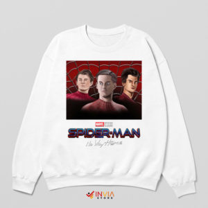 Spider-Verse Team-Up Peter Parkers White Sweatshir
