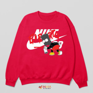 Spray and Stride El Barto Nike Red Sweatshirt