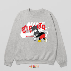 Spray and Stride El Barto Nike Sport Grey Sweatshirt