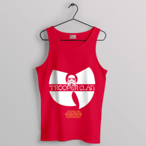 Star Wars Wu-Tang Trooper Clan Saga Red Tank Top