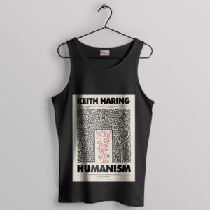 Street Art Keith Haring's Humanism Black Tank Top