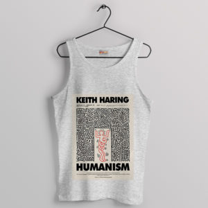 Street Art Keith Haring's Humanism Sport Grey Tank Top
