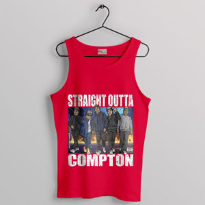 Streetwear Style Outta Compton Red Tank Top