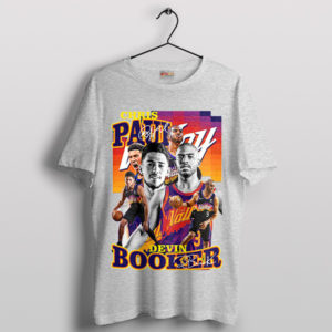 Suns Duo Chris Paul and Devin Booker Sport Grey T-Shirt