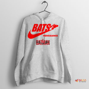 Swooshed Nike Justice Batman Comic Sport Grey Hoodie