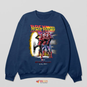 Temporal Spiders Back to the Future Navy Sweatshirt