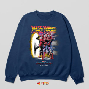 Temporal Spiders Back to the Future Navy Sweatshirt