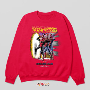 Temporal Spiders Back to the Future Red Sweatshirt