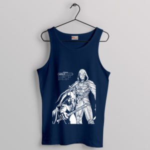The Duality of Moon Knight Identities Navy Tank Top