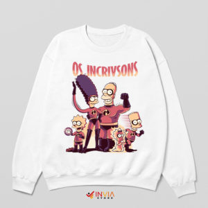 The Incredibles Movies Meme Simpsons Sweatshirt