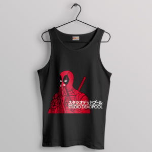 Totoro's Meme Deadpool Ghibli Edition Black Tank Top