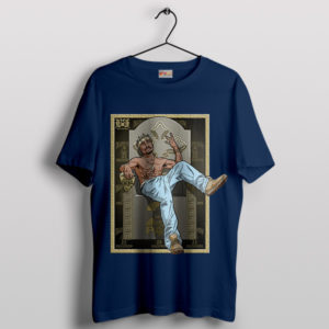 Tribute to the Rap Royalty King 2Pac Navy T-Shirt