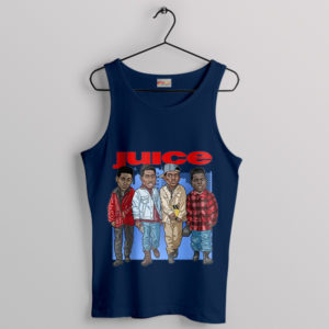Vintage Juice 1992 Characters Merch Navy Tank Top