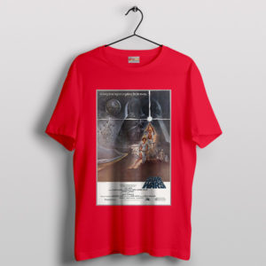 Vintage Sci-Fi Art Original Star Wars 1977 Red T-Shirt