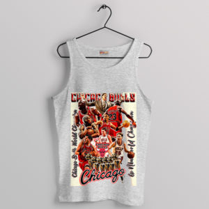 Wear the Chicago Bulls Legends Merch Sport Grey Tank Top