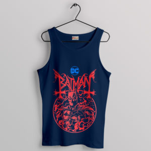 Wear the Night's Power The Batman Navy Tank Top