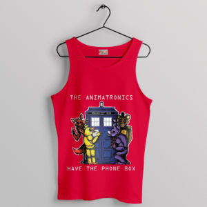 Whovian Way Animatronics TARDIS Red Tank Top