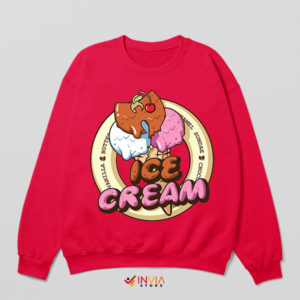 Wu-Tang Clan Flavor Ice Cream Sundae Red Sweatshirt
