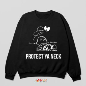Wu-Tang Clan x Charlie Brown Quote Black Sweatshirt