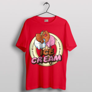 Wu-Tang Creamy Sundae A Flavorful Red T-Shirt