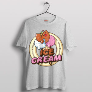 Wu-Tang Creamy Sundae A Flavorful Sport Grey T-Shirt