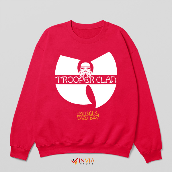 Wu-Tang Trooper Clan Intergalactic Red Sweatshirt