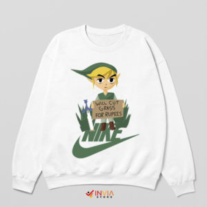 Zelda Edition Cutting Grass for Rupees Sweatshirt