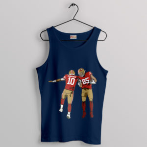 49ers' Force Garoppolo and Kittle Navi Tank Top