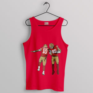 49ers' Force Garoppolo and Kittle Red Tank Top