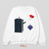 Artistic Doctor Who Balloons Banksy Sweatshirt