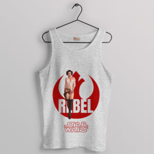 Beauty Sexy Princess Leia Rebel Symbol Sport Grey Tank Top