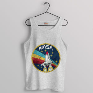 Beyond the Stars NASA Classic Logo Sport Grey Tank Top