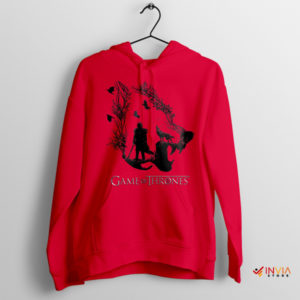 Beyond the all Jon Snow Lone Wolf Red Hoodie
