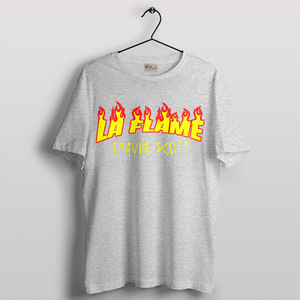 Blazing Trails Travis La Flame Fire Sport Grey T-Shirt