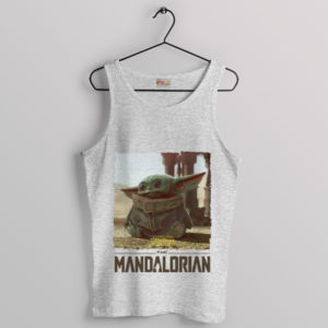 Cosmic Cutie The Mandalorian Baby Yoda Sport Grey Tank Top