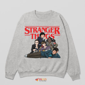 Demogorgon Detectives The Stranger Club Sport Grey Sweatshirt