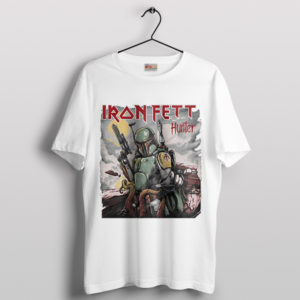 Fear of the Dark Iron Boba Fett White T-Shirt