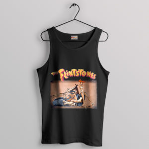Funny The Flintstones' Lowbrow Odyssey Black Tank Top