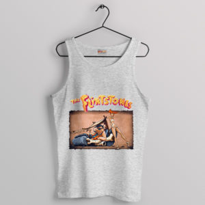 Funny The Flintstones' Lowbrow Odyssey Sport Grey Tank Top