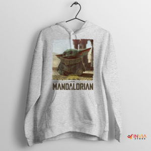 Galaxy Giggles The Mandalorian Baby Yoda Sport Grey Hoodie