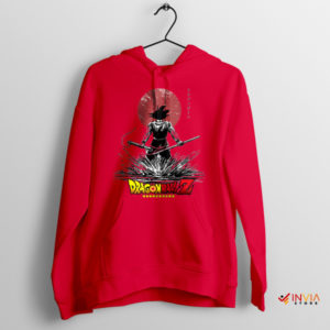 Goku Zen Mastery Heart Warrior Red Hoodie