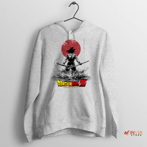 Goku Zen Mastery Heart Warrior Sport Grey Hoodie