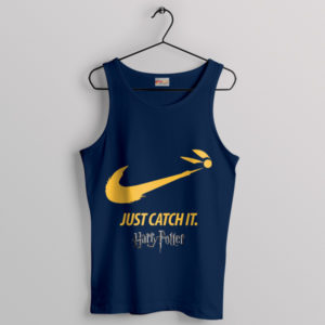 Golden Snitch Sprint Just Catch It Harry Navy Tank Top